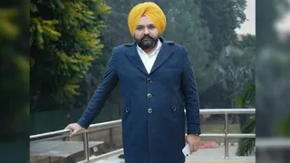 CBI के सामने पेश हुए राजबीर घुम्मन। फोटो जागरण