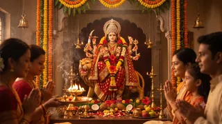 मां दुर्गा को सर्वमंगला क्यों कहा जाता है? (Picture Credits- AI Images)