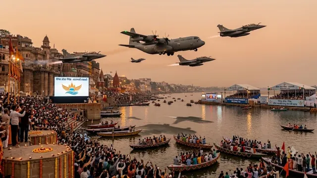 वाराणसी में एयरशो की थीम 'विंग्स ओवर गैंगेस', भारतीय नौसेना और भारतीय सेना के विमान भी लेंगे हिस्सा