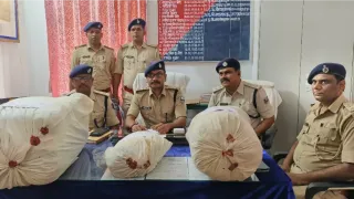 34.6 किलो गांजा जब्त