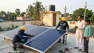 दिल्ली सरकार दे रही है फ्री साेनल पैनल। एआई जनरेटेड