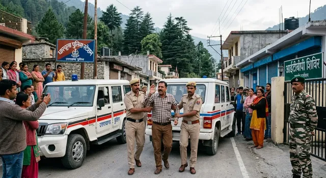 आईटीबीपी कमांडेंट से अभद्रता करने वाला अतिथि शिक्षक गिरफ्तार, धारचूला पुलिस की सख्त कार्रवाई
