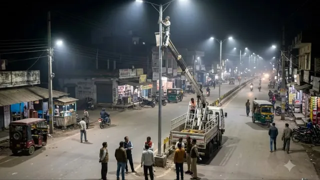 बलरामपुर में 12 लाख से लगेंगी 21 एलईडी लाइटें, फक्कड़दास चौराहे तक दूर होगा अंधेरा
