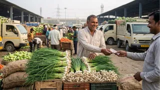 प्याज की अगेती फसल किसानों के लिए मुनाफे का जरिया बन चुकी है। AI जनरेटेड