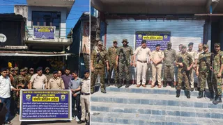 जवाली में नूरपुर पुलिस की ओर से की गई कार्रवाई। सौजन्य: पुलिस
