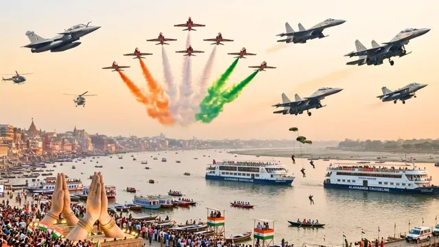वाराणसी एयर शो में दिखेगा भारतीय वायु सेना का शौर्य, आकाश में गरजेंगे राफेल-सुखाई और तेजस
