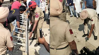 पंजाब के फाजिल्का में 50 फीट गहरी डिग्गी में गिरा युवक (जागरण फोटो)