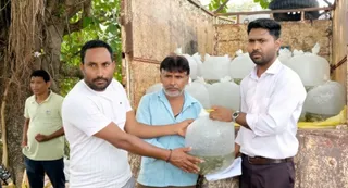 यूपी एग्रीस परियोजना के तहत किसानों को मत्स्य पालन के लिए किया गया प्रोत्साहित। जागरण
