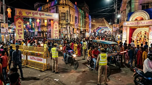गढ़वा में दशहरा पर बदला ट्रैफिक रूट, 16 से 21 अक्टूबर तक शहर में गाड़ियों की एंट्री पर रोक

