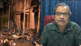 कोलकाता में दुर्गा पूजा पंडाल में भगदड़ (फोटो-PTI)