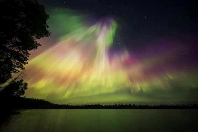 northern lights seen in UK