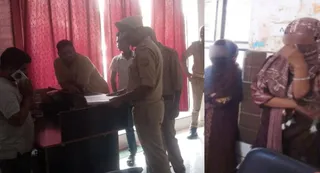 पूछताछ करती पुलिस। जागरण