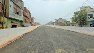 अग्रवाल मंडी टटीरी स्थित रेलवे ओवरब्रिज। जागरण
