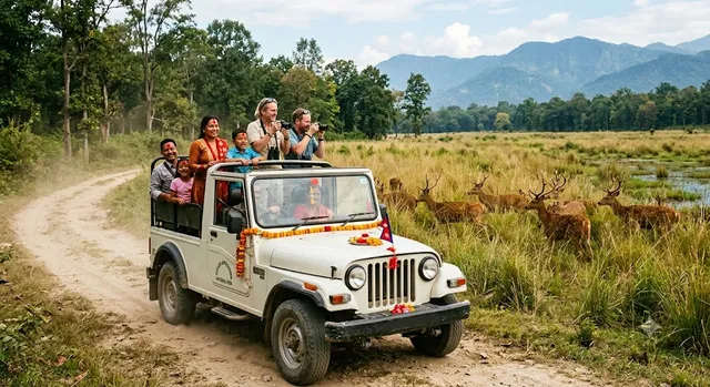 दशहरा पर नेपाल में लीजिए जंगल सफारी का मजा, पर्यटकों के लिए खुला शुक्लाफांटा नेशनल पार्क
