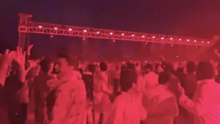डांडिया कार्यक्रम के दौरान लाइटिंग ट्रस गिरने से छात्रा की मौत। (सोशल मीडिया)