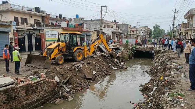 जम्मू में 200 घरों से बड़ी तबाही का खतरा टला, 1.47 करोड़ से हुआ नाले का चौड़ीकरण

