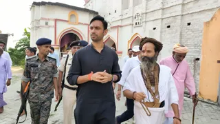 जिलाधिकारी विजय प्रकाश मीणा ने किया निरीक्षण। (जागरण)