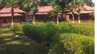 पश्चिम चंपारण में वीटीआर का बम्बू हट । जागरण