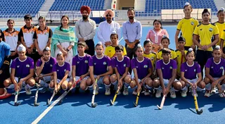 प्रदर्शनी मैच में पीआईएस वाॅरियर्स ने पीआईएस मोहाली को 2-0 से हराया।
