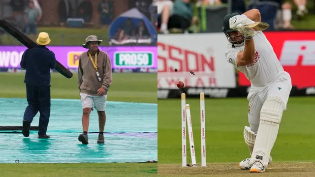 SA vs AUS: बारिश के नाम रहा पहला दिन, सिर्फ 12.2 ओवर का हुआ खेल; साउथ अफ्रीका को लगे दो बड़े झटके