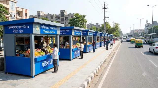 गाजियाबाद में वेंडिंग जोन से मिलेगी जाम से मुक्ति, पथ विक्रेताओं को स्थायी जगह