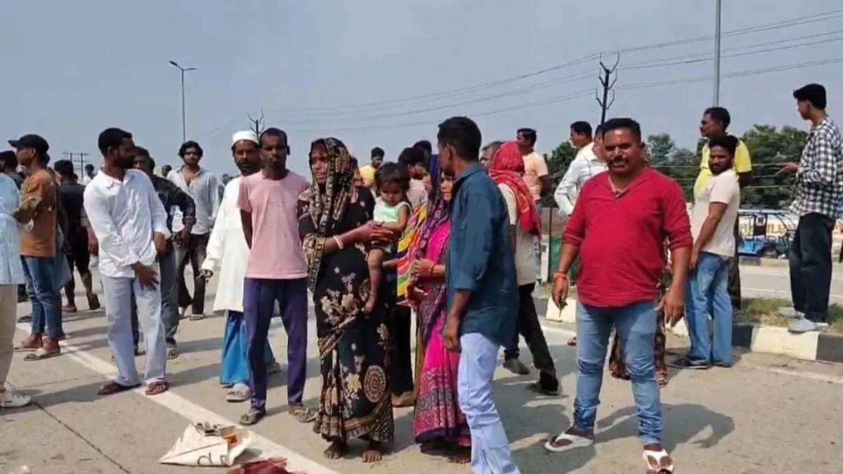 Bhagalpur Accidents Woman Dies in Highwa Crash Man in TOTO Flip