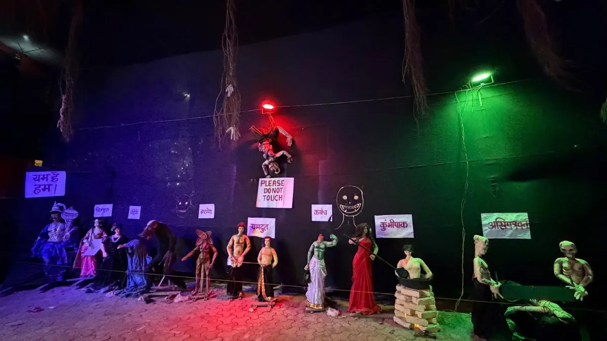 Bhagalpur Yam Lok Durga Pandal A Spooky Navratri Experience (3)
