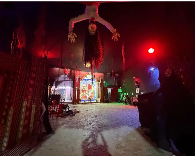 Bhagalpur Yam Lok Durga Pandal A Spooky Navratri Experience (5)