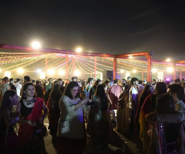 Grand Dandiya Night Celebrated at CSJMU Kanpur (1)