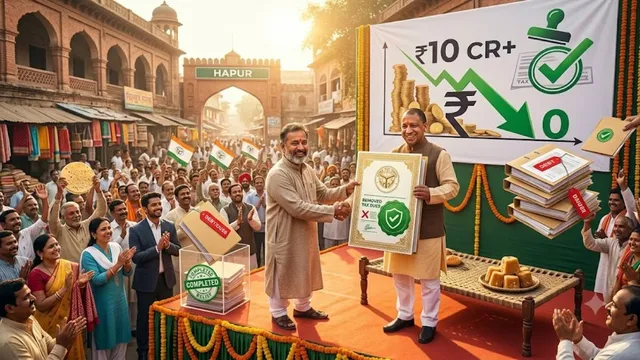 योगी सरकार ने दी राहत! हापुड़ के कारोबारियों को ₹10 करोड़ से ज्यादा के बकाए पर मिलेगी 100% ब्याज छूट
