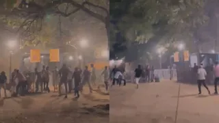 गरबा महोत्सव में बिना पास घुसने की कोशिश के बाद हिंसक झड़प।