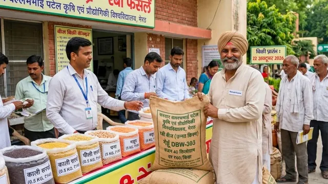 मेरठ कृषि विश्वविद्यालय में रबी बुवाई के लिए उन्नत बीजों की बिक्री शुरू, सभी किसान कर सकेंगे खरीदारी