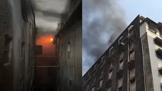 राजस्थान के पाली जिले में फैक्ट्री में लगी आग(फोटो: आईएएनएस)