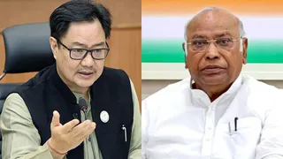 खरगे की चिट्ठी का रिजिजू ने दिया जवाब।