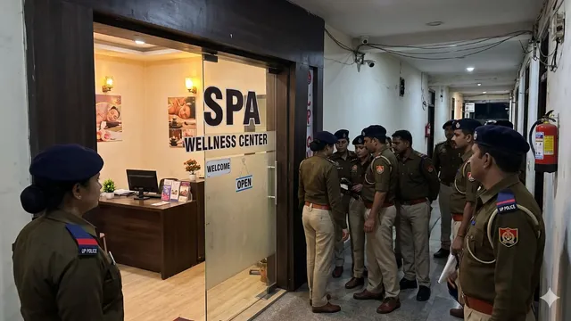कौशांबी के स्पा सेंटर पर पुलिस का बड़ा छापा, देह व्यापार का भंडाफोड़; हिरासत में 11 आरोपी 
