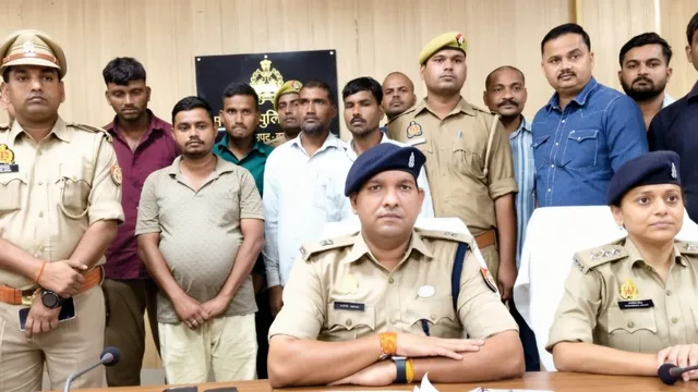ताला लटके घरों को बनाते थे निशाना, UP पुलिस ने ऑपरेशन चलाकर पकड़े इनामी गिरोह के 5 चोर
