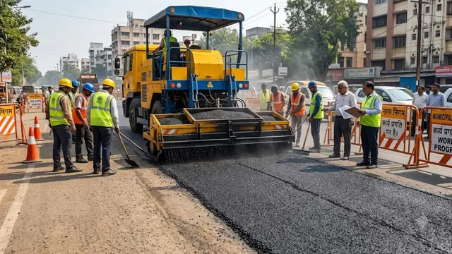 गाजियाबाद में माइक्रो सरफेसिंग तकनीक से सड़कों को मिलेगी नई जिंदगी
