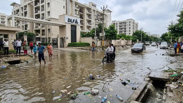 लोनी डीएलएफ कॉलोनी में सीवर जाम और गंदगी से जनजीवन अस्त-व्यस्त
