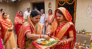 क्यों भरा जाता है खोइछा? (Picture Credit: AI Generated)