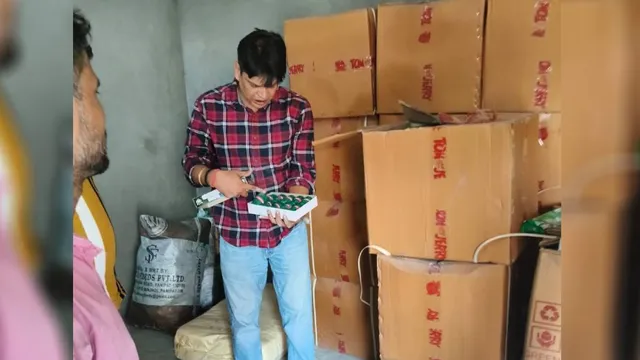 रोहतक में अवैध फैक्ट्री पर छापा, दीपावली से पहले दो करोड़ के पटाखे बरामद; कैंटर मंगवाकर जब्त किया माल
