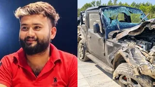 सक्षम की फाइल फोटो और हादसाग्रस्त थार।