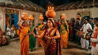 बिहार का मशहूर झिझिया गीत (AI Generated Image)