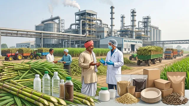 कानपुर: एथेनॉल से ऊपर उठे चीनी मिलें, गन्ने से नए जैव उत्पाद बनाकर बढ़ाएं अपनी आय
