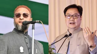 ओवैसी ने रिजिजू से हस्तक्षेप की मांग की।
