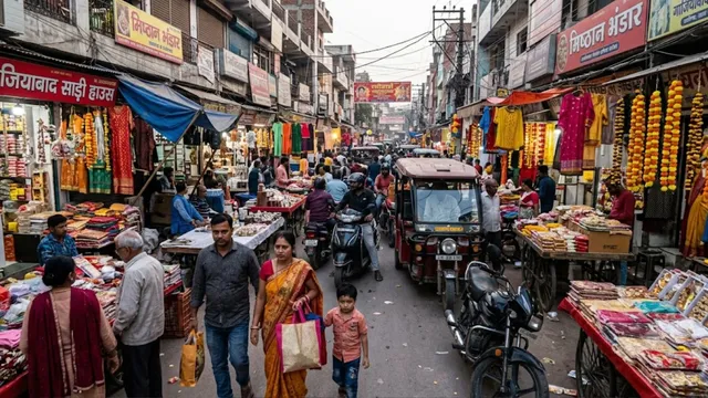 गाजियाबाद के बाजारों का सूरतेहाल, ग्राहक हो चाहे दुकानदार...अतिक्रमण से सभी का हाल बेहाल 
