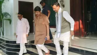 पंकज चौधरी ने राजा भैया से मुलाकात की।