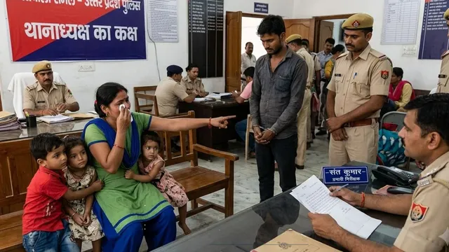 प्रेमी की शादी की खबर सुनते ही कोतवाली पहुंची तीन बच्चों की मां, खूब हुआ हंगामा; संभल का मामला
