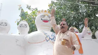 सतना में होती है 9 सिर वाले रावण की पूजा