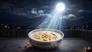 शरद पूर्णिमा: खीर पर अमृत वर्षा का रहस्य (Picture Credit: AI Generated)