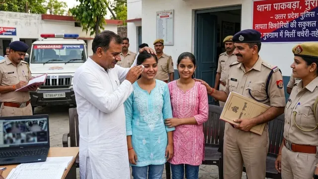 मुरादाबाद से लापता दो बहनें गुरुग्राम में मिलीं, सीसीटीवी फुटेज और कॉल डिटेल से मिला सुराग
